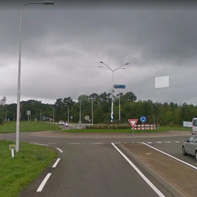 Rotonde bij entree Burgh-Haamstede