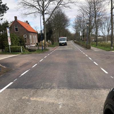 Aangepast wegdek Hogeweg